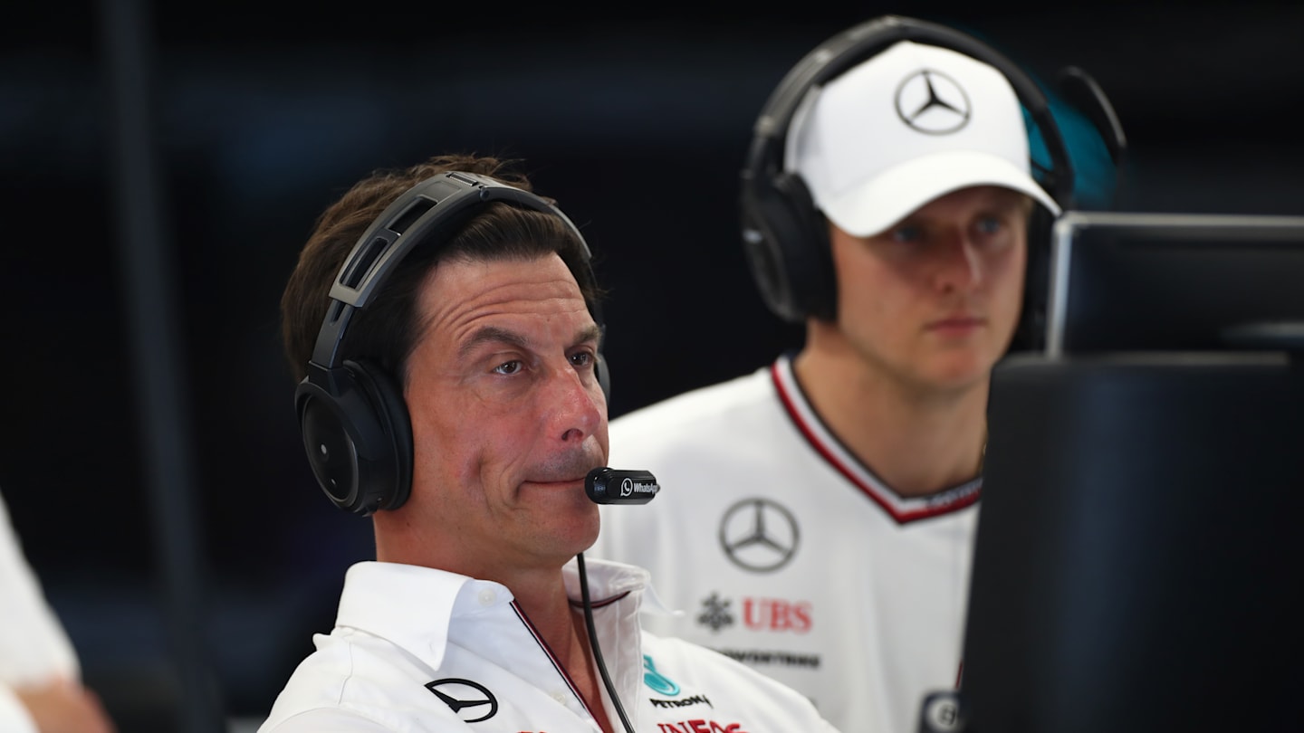 BUDAPEST, HUNGARY - JULY 19: Toto Wolff Team Principal of Mercedes AMG Petronas F1 and Mick