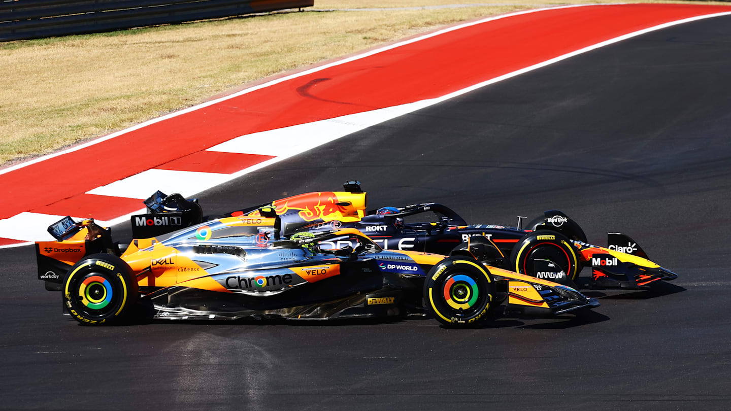 AUSTIN, TEXAS - OCTOBER 20: Max Verstappen of the Netherlands driving the (1) Oracle Red Bull