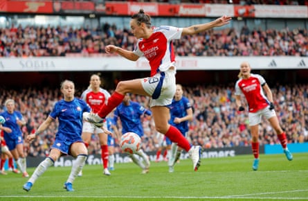 Caitlin Foord of Arsenal during the WSL game against Chelsea last month.