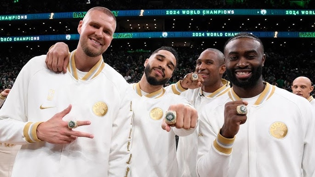 Jayson Tatum, Celtics celebrate Ring Night 2024 with resounding win over Knicks