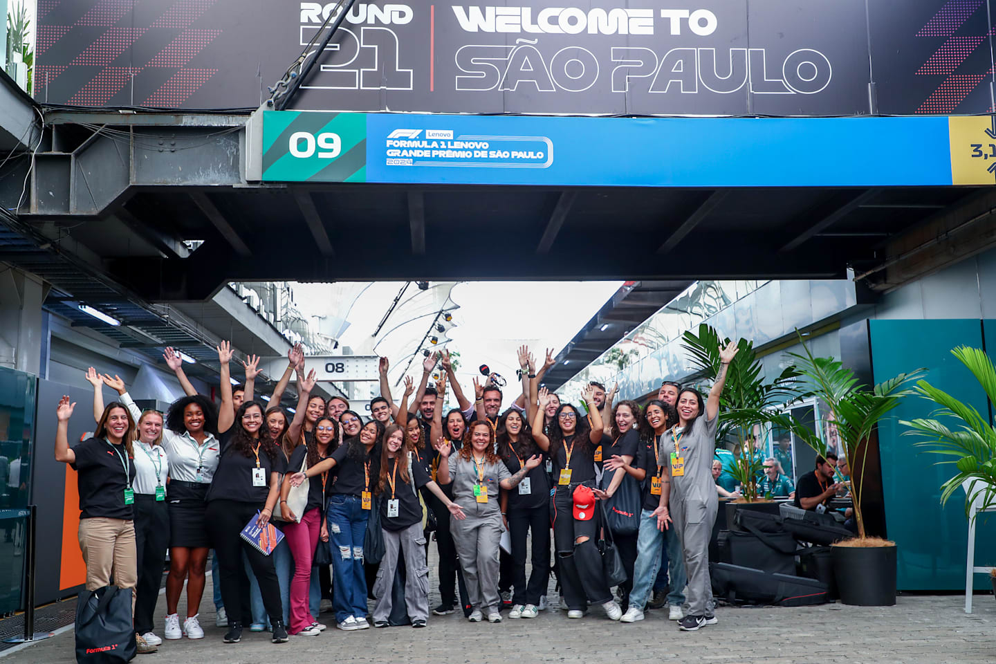 SAO PAULO, BRAZIL - OCTOBER 31: <<enter caption here>> during previews ahead of the F1 Grand Prix