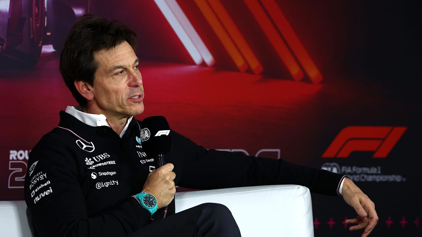 LAS VEGAS, NEVADA - NOVEMBER 21: Mercedes GP Executive Director Toto Wolff attends the Team