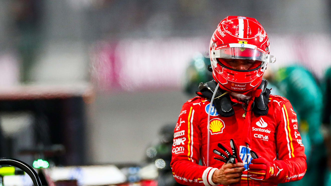 LUSAIL CITY, QATAR - NOVEMBER 30: Charles Leclerc of Ferrari and Monaco in parc ferme during the Sprint ahead of the F1 Grand Prix of Qatar at Lusail International Circuit on November 30, 2024 in Lusail City, Qatar. (Photo by Peter Fox/Getty Images)