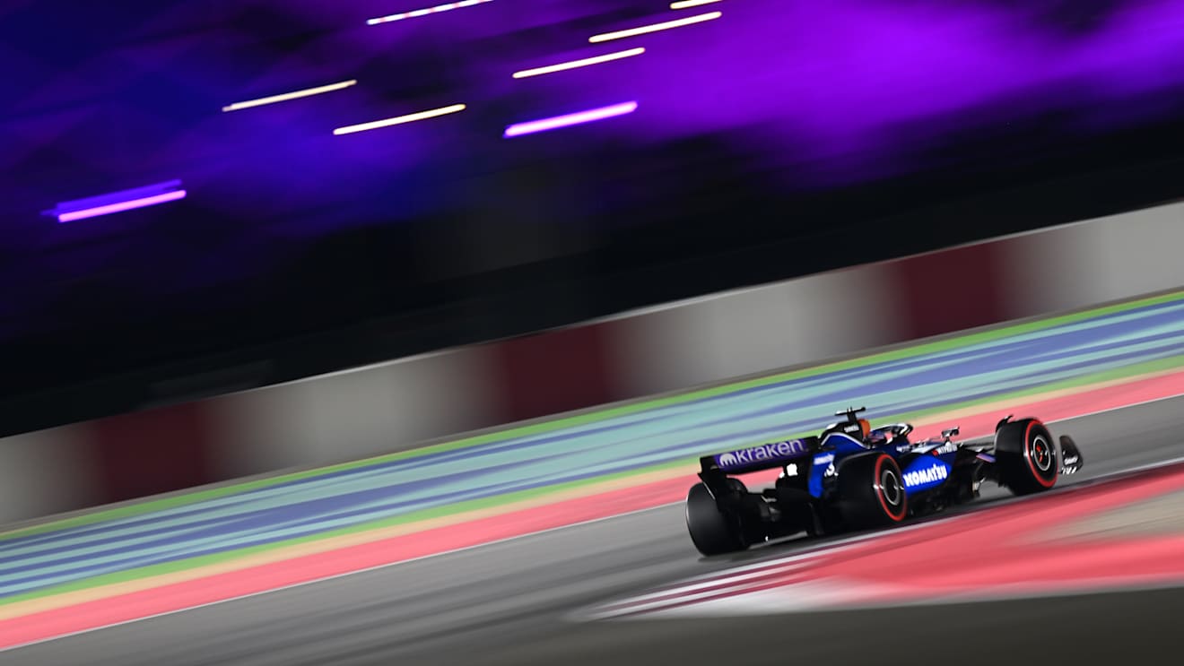 LUSAIL CITY, QATAR - NOVEMBER 30: Alexander Albon of Thailand driving the (23) Williams FW46 Mercedes on track during qualifying ahead of the F1 Grand Prix of Qatar at Lusail International Circuit on November 30, 2024 in Lusail City, Qatar. (Photo by Clive Mason/Getty Images)