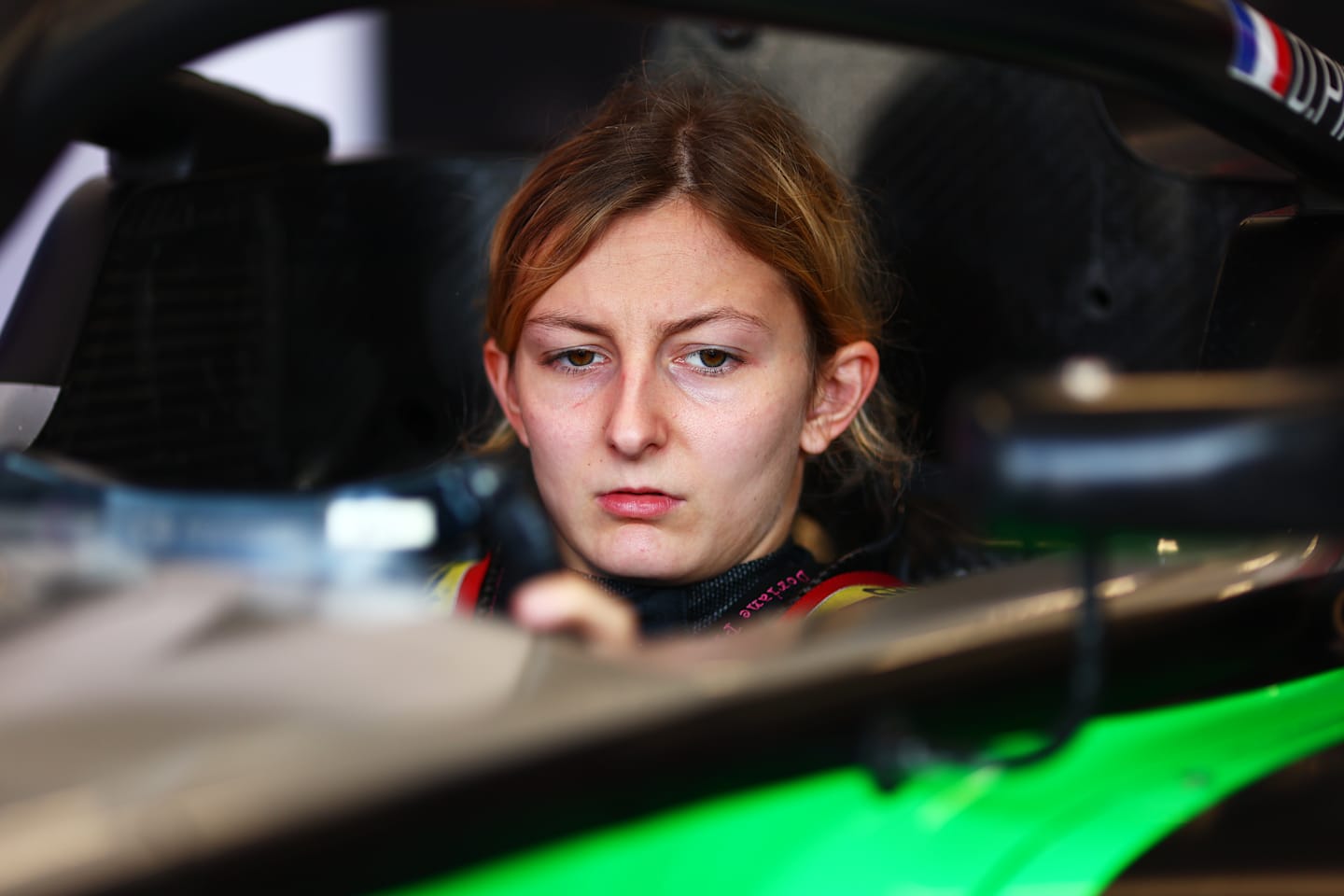 LUSAIL CITY, QATAR - NOVEMBER 12: Doriane Pin of France and PREMA Racing (28) prepares to drive in