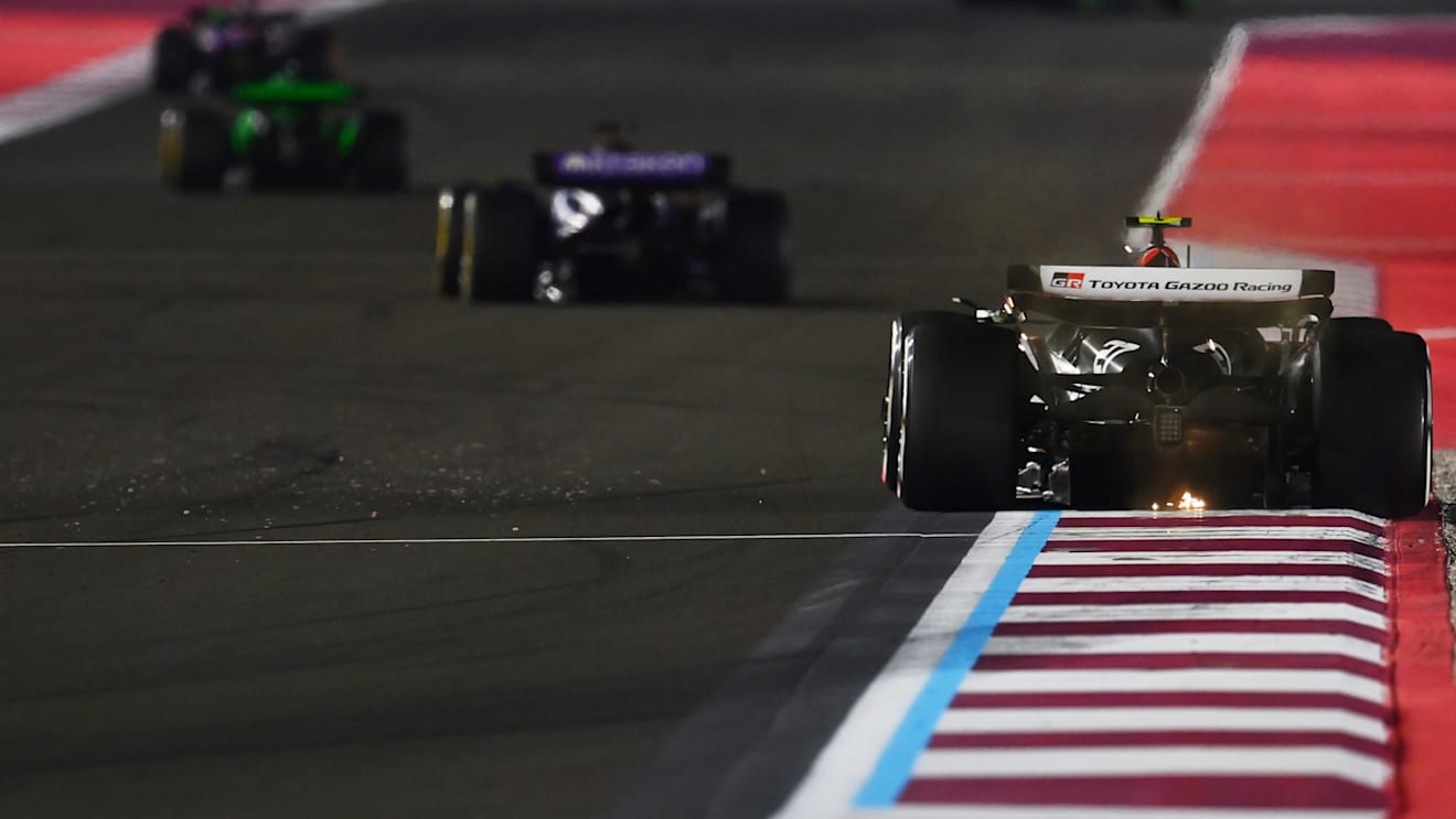 LUSAIL CITY, QATAR - DECEMBER 01: Nico Hulkenberg of Germany driving the (27) Haas F1 VF-24 Ferrari on track during the F1 Grand Prix of Qatar at Lusail International Circuit on December 01, 2024 in Lusail City, Qatar. (Photo by James Sutton - Formula 1/Formula 1 via Getty Images)