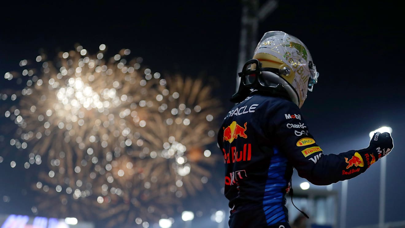 LUSAIL CITY, QATAR - DECEMBER 01: Race winner Max Verstappen of the Netherlands and Oracle Red Bull Racing celebrates in parc ferme during the F1 Grand Prix of Qatar at Lusail International Circuit on December 01, 2024 in Lusail City, Qatar. (Photo by Joe Portlock/Getty Images)