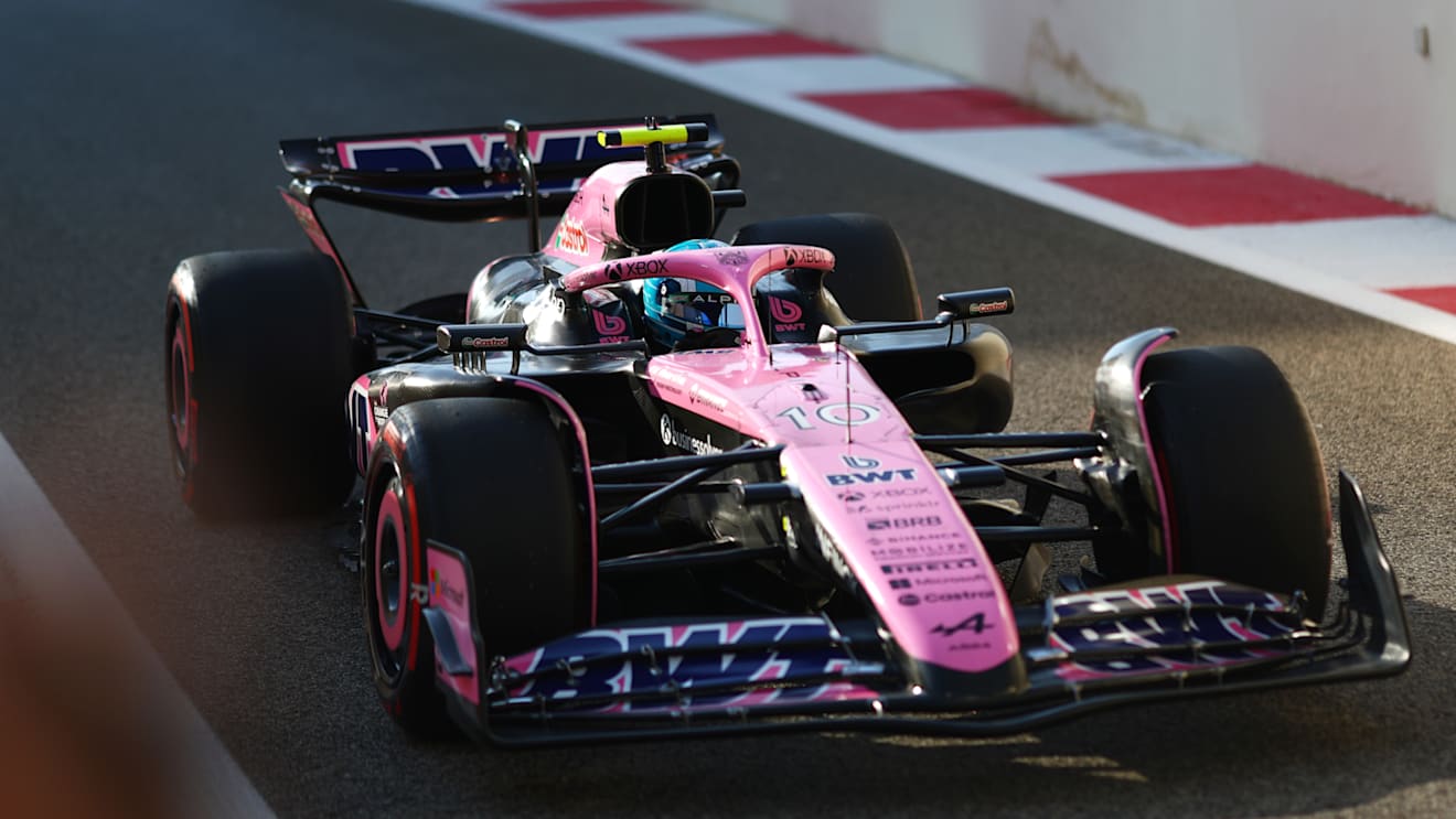 ABU DHABI, UNITED ARAB EMIRATES - DECEMBER 07: Pierre Gasly of France driving the (10) Alpine F1 A524 Renault in the Pitlane during final practice ahead of the F1 Grand Prix of Abu Dhabi at Yas Marina Circuit on December 07, 2024 in Abu Dhabi, United Arab Emirates. (Photo by Peter Fox - Formula 1/Formula 1 via Getty Images)