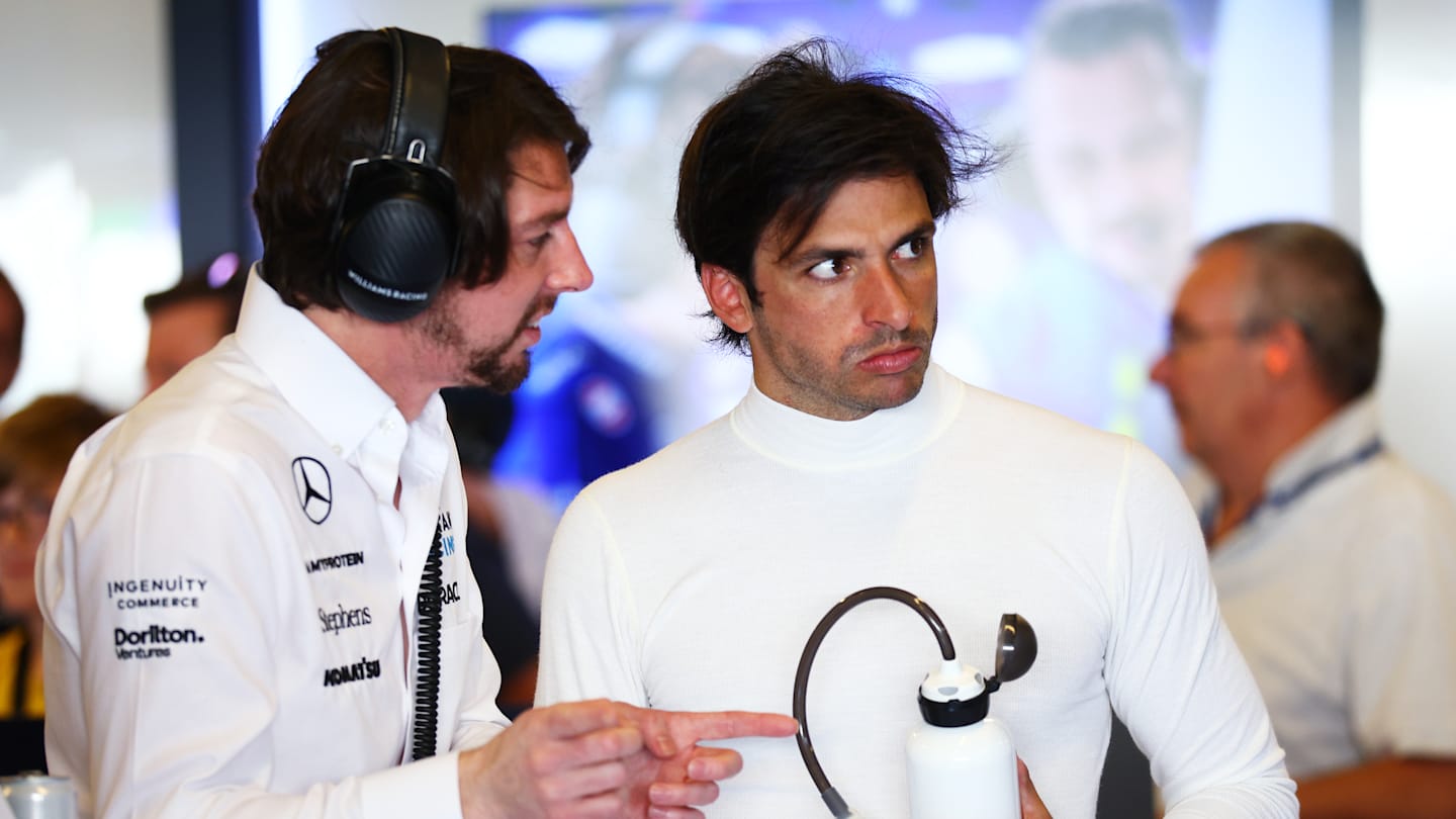 ABU DHABI, UNITED ARAB EMIRATES - DECEMBER 10: Carlos Sainz of Spain and Williams looks on in the